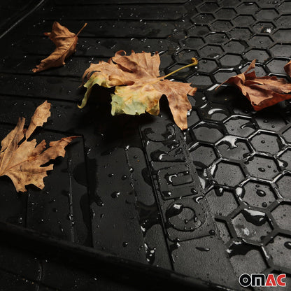 2024-2025 Skoda Elroq Fußmatten Gummimatten 3D Matte Gummi TPE Schwarz 4tlg OMAC DE