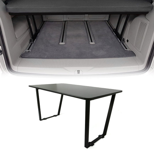 Multiflexboard Bettverlängerung Ablage für Volkswagen T7 2024-2025 Schwarz 3x OMAC DE