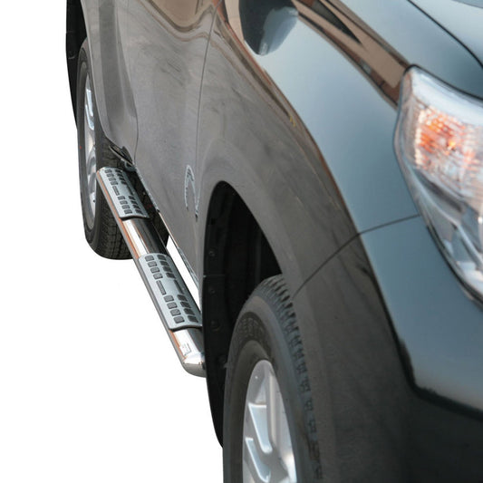 Stahl Trittbretter Schwellerrohre für Toyota Land Cruiser Prado J150 2009-2023 OMAC DE