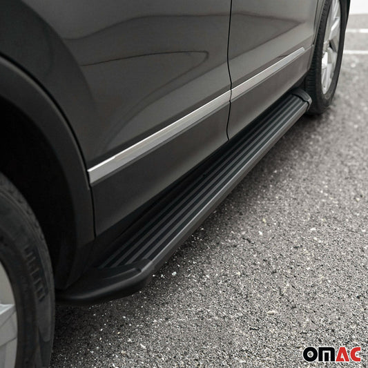 Trittbretter Seitenschweller für Citroen C4 2020-2025 Aluminium Schwarz 2 tlg