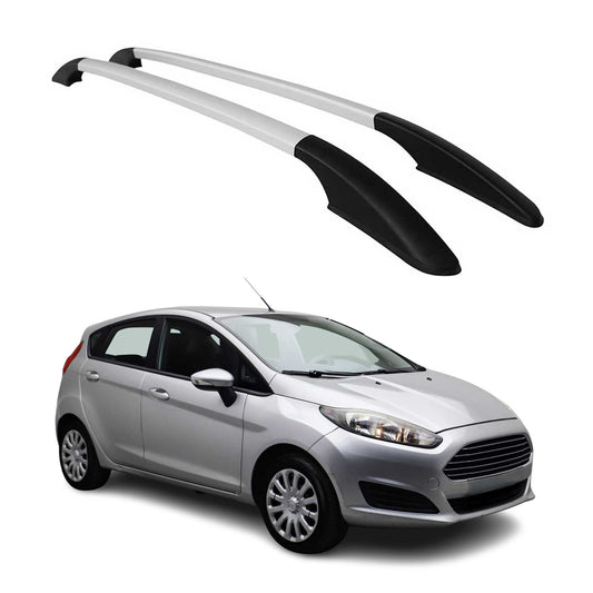 Aluminium Dachreling Relingträger für Renault Clio 2012-2019 Silber 2x OMAC DE