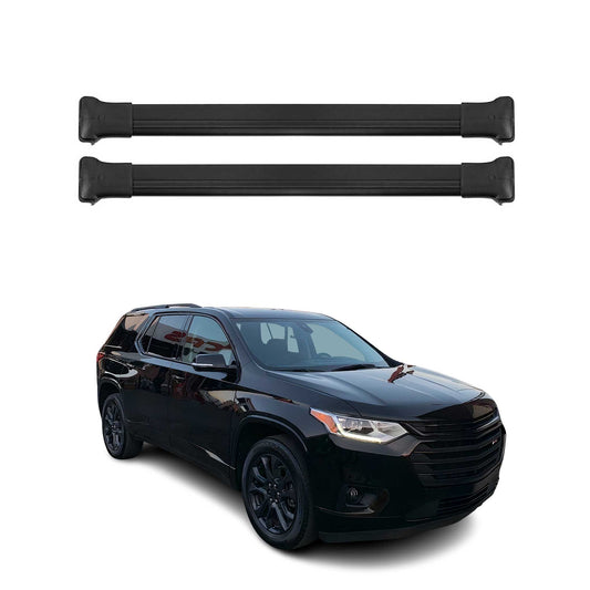Dachträger Grundtäger für Chevrolet Traverse 2024-2025 75kg Alu Silber 2 tlg OMAC DE