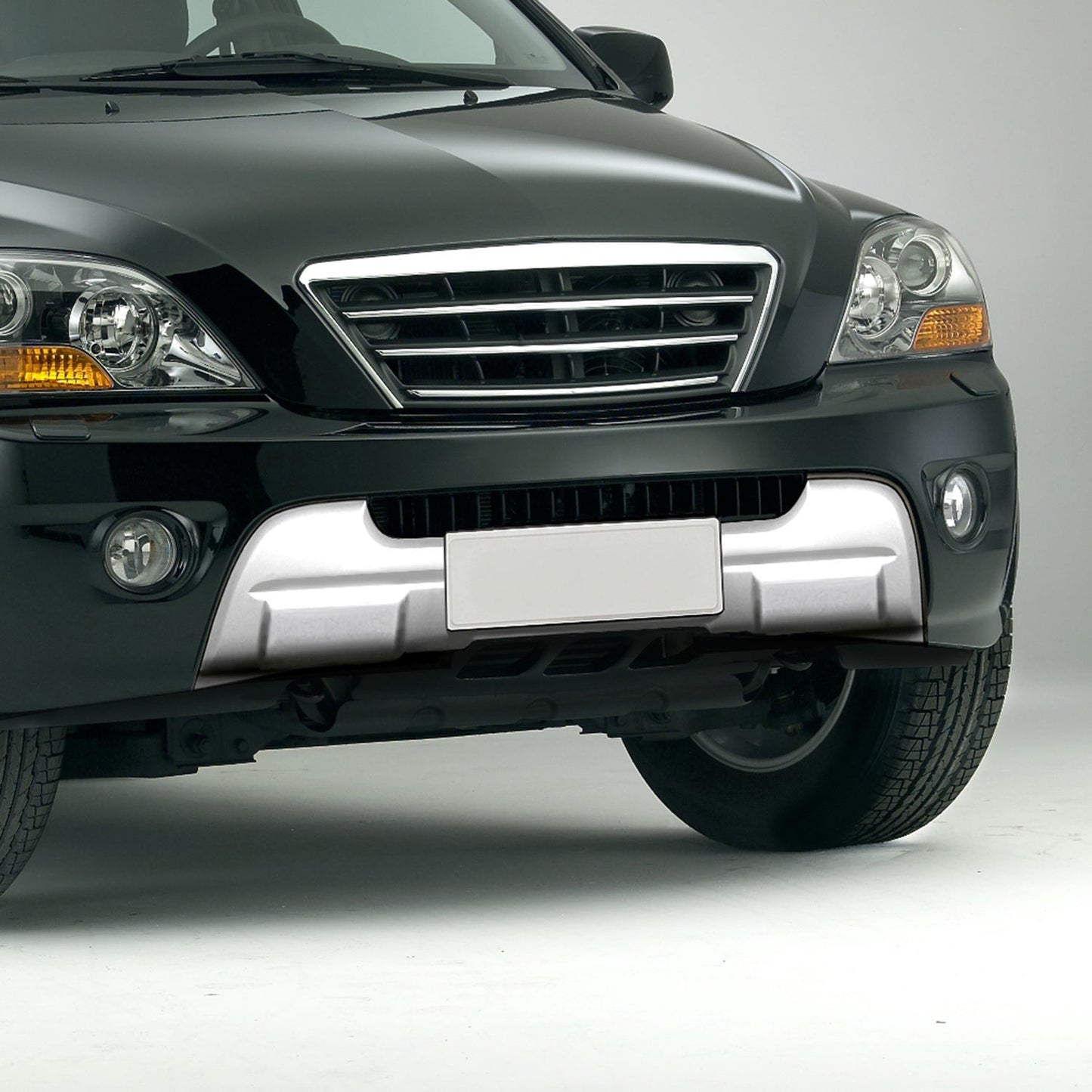 Stoßstange & Heckdiffusor Satz für Kia Sorento 2007-2008 Silber 2tlg OMAC DE