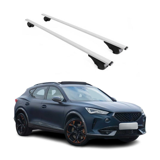 Dachträger Grundtäger für Cupra Formentor 2020-2025 75kg Metall Silber 2 tlg OMAC DE