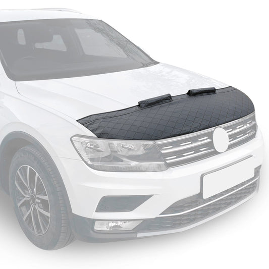 Bonnet Bra Haubenbra Steinschlagschutz für Ford Ranger II 2009-2012 Halb Schwarz OMAC DE