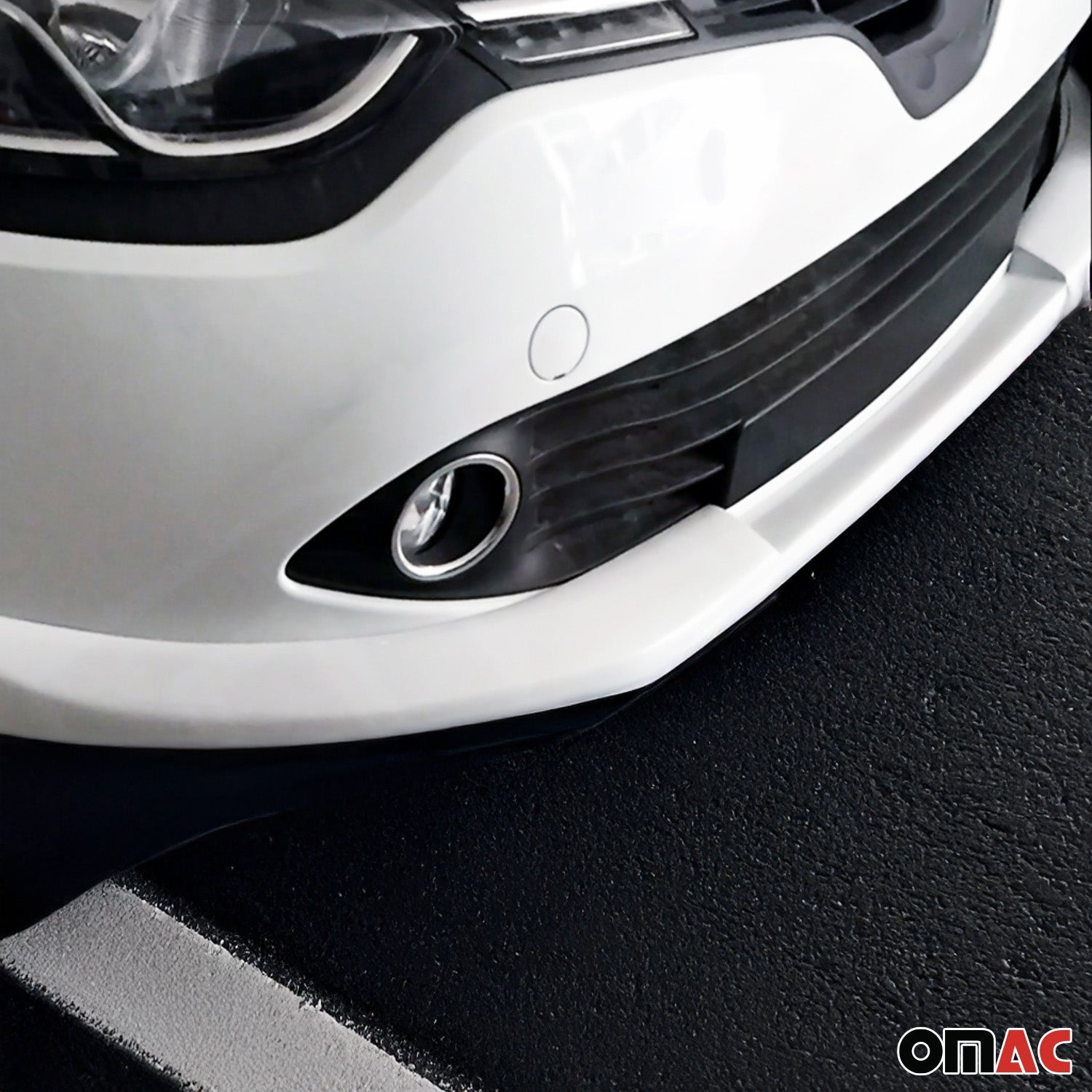 Bodykit Seitenschutz Frontspoiler Stoßstange für Renault Clio 2012-2019 ABS 3tlg OMAC DE