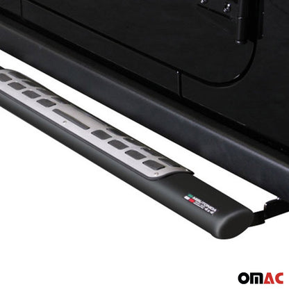 Stahl Seitenschweller Schwellerrohre für Jeep Wrangler 2007-2018 Schwarz OMAC DE