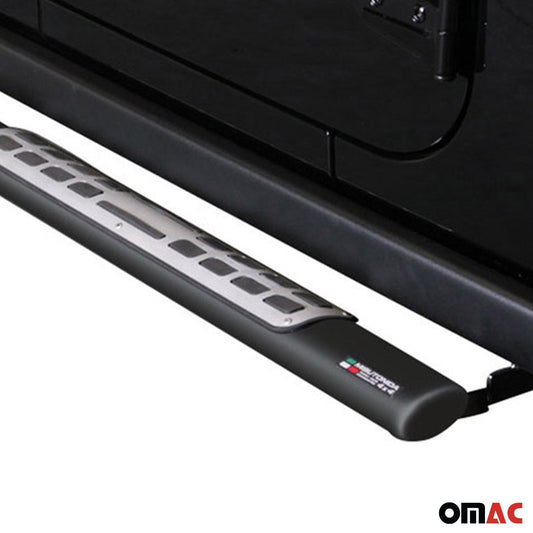 Stahl Seitenschweller Schwellerrohre für Jeep Wrangler 2007-2018 Schwarz OMAC DE
