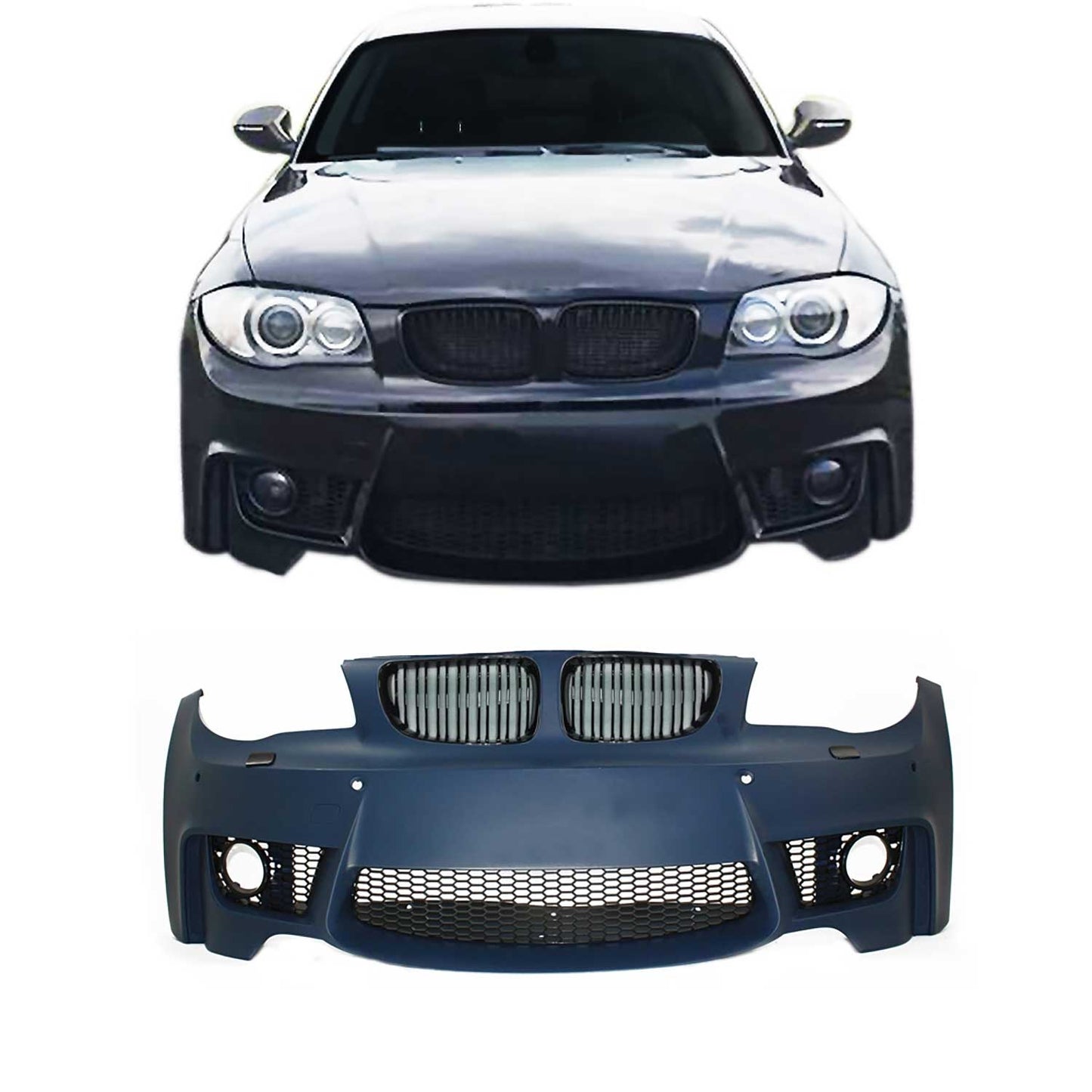 JOM Frontstoßstange für BMW E81/E82/E87/E88 2004-2013 Sport-Design PDC OMAC DE