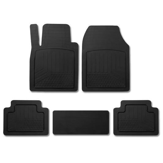 2023-2025 BYD Tang 5Sitze Fußmatten Zuschneidbar Gummi Schwarz 5 tlg OMAC DE