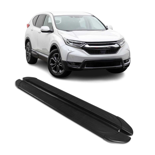 Trittbretter Seitenschweller für Honda CR-V 2018-2025 Aluminium Schwarz 2tlg OMAC DE