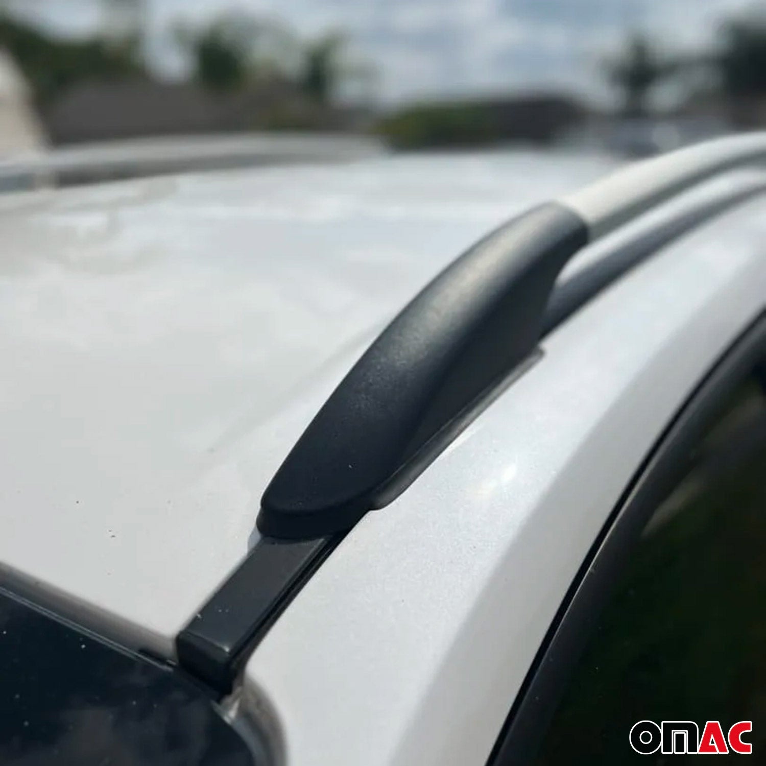 Aluminium Dachreling Relingträger für Renault Clio 2012-2019 Silber 2x OMAC DE