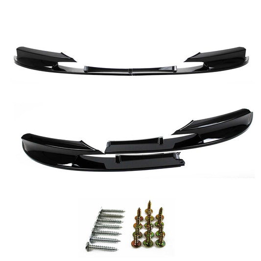 JOM Frontspoiler Lippe Stoßstange für BMW F30 F31 2011-2019 schwarz glänzend OMAC DE