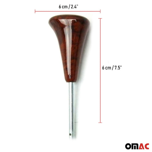 Schaltknauf Schaltknopf für Mercedes S Klasse W140 1991-1994 Automatik Holz OMAC DE