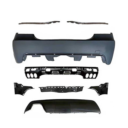JOM Heckstoßstange für BMW E60 2003-2010 Schwarz 8tlg OMAC DE