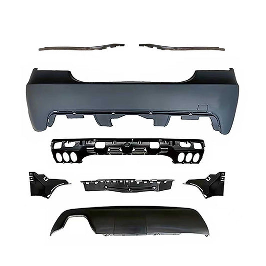 JOM Heckstoßstange für BMW E60 2003-2010 Schwarz 8tlg OMAC DE