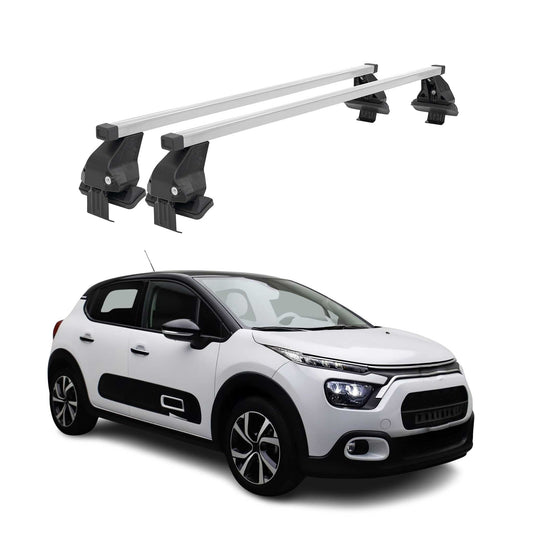 Menabo Dachträger Grundträger für Citroën C3 IV 2024-2025 Stahl Grau 2tlg OMAC DE
