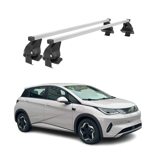 Menabo Dachträger Grundträger für BYD Dolphin 2023-2025 Stahl Grau 2tlg OMAC DE