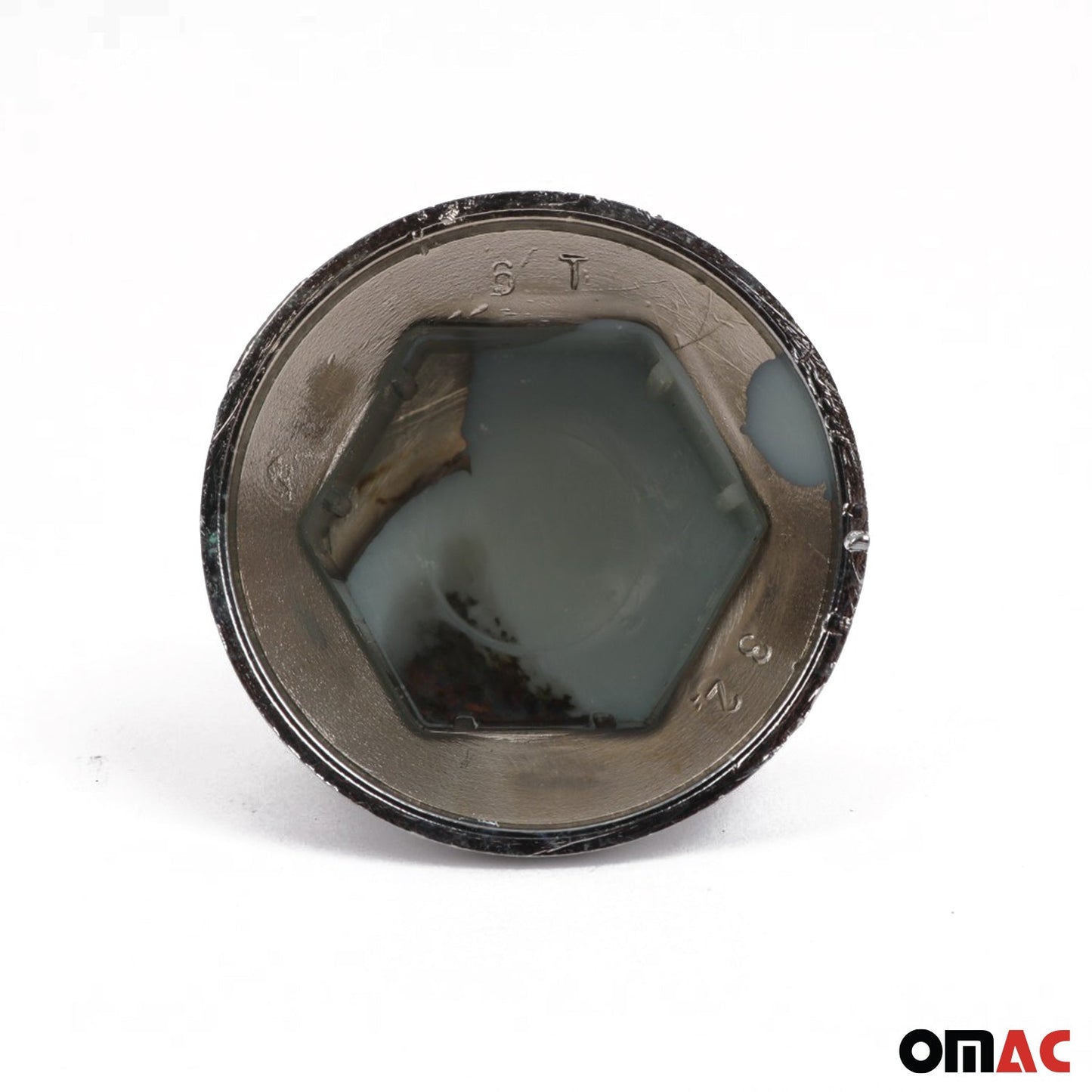 40x Glänzend Chrom Radmutterkappen Schutz Ø33mm für hohe Schrauben / LKW OMAC DE
