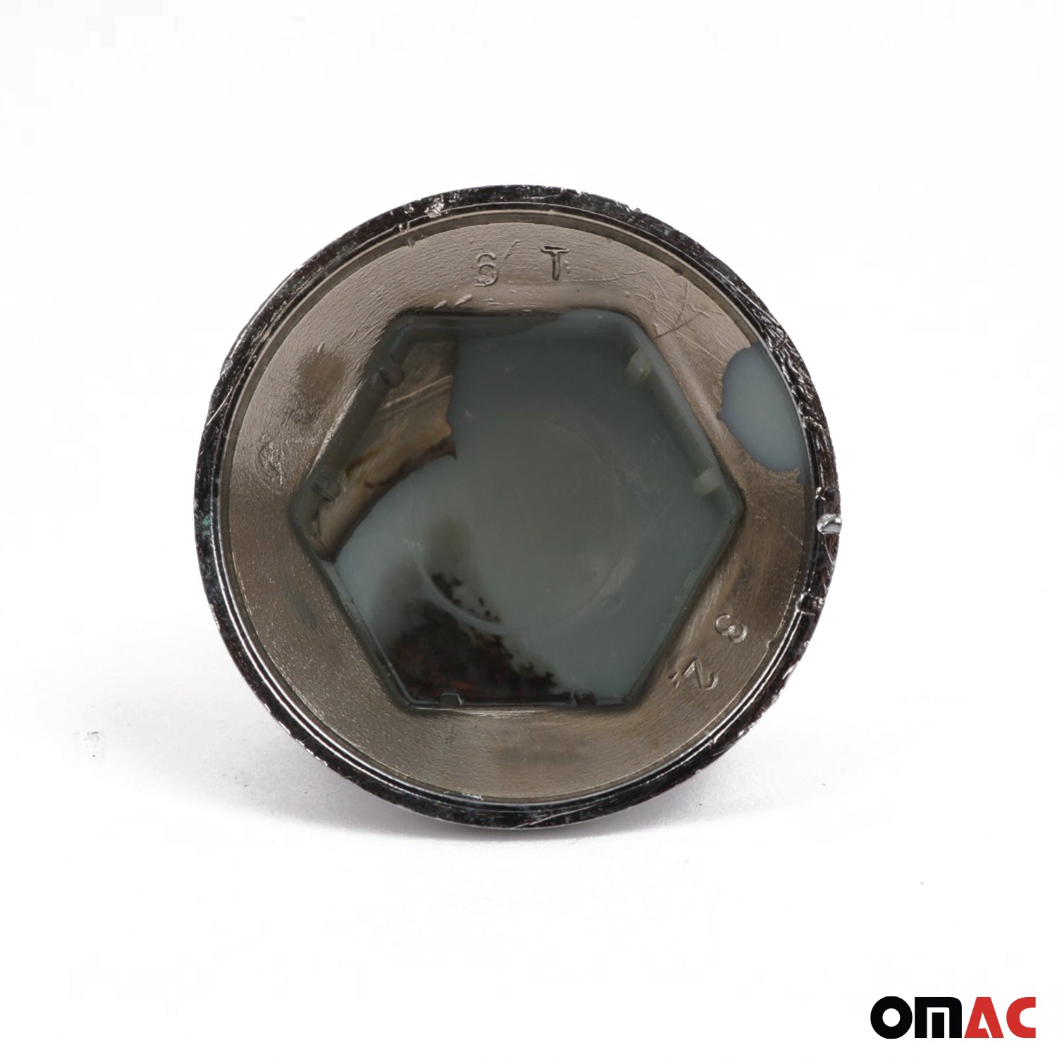 40x Glänzend Chrom Radmutterkappen Schutz Ø33mm für hohe Schrauben / LKW OMAC DE