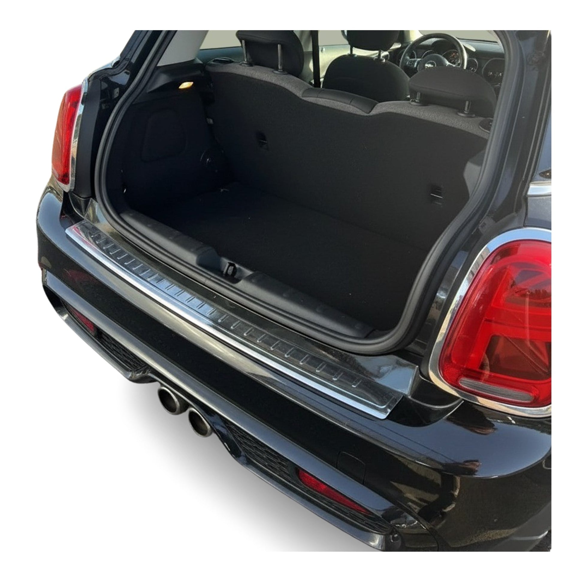 Ladekantenschutz für Mini Cooper F55 F56 2014-2023 Edelstahl Glanz Chrom 1 TLG OMAC DE