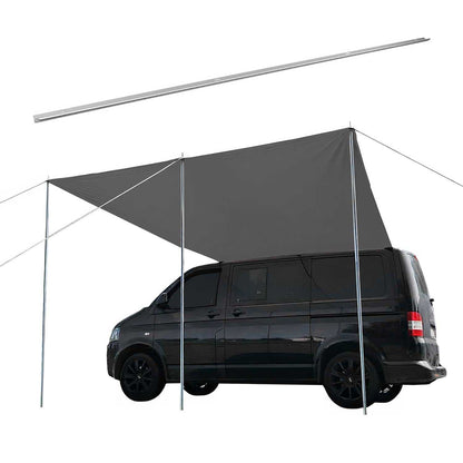 Sonnensegel Kederschiene Vorzelt Satz für VW T7 Transporter Caravelle L1 Silber OMAC DE