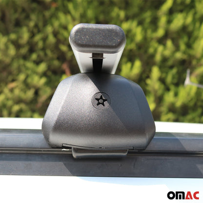 Dachträger für DS DS7 Crossback 2018-2025 / DS7 2022-2025 75kg Metall Silber 2x OMAC DE