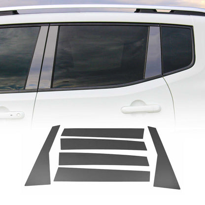 B-Säule Türsäulen Verkleidung für Honda CR-V 2012-2018 Edelstahl Dunkel 6tlg OMAC DE