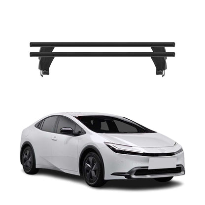 Menabo Dachträger Grundträger für Toyota Prius V 2022-2025 Alu Schwarz 2tlg OMAC DE