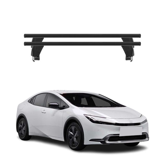 Menabo Dachträger Grundträger für Toyota Prius V 2022-2025 Alu Schwarz 2tlg OMAC DE