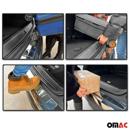 OMAC Ladekantenschutz Stoßstange für VW Golf Variant 2012-2021 Edelstahl Chrom OMAC DE