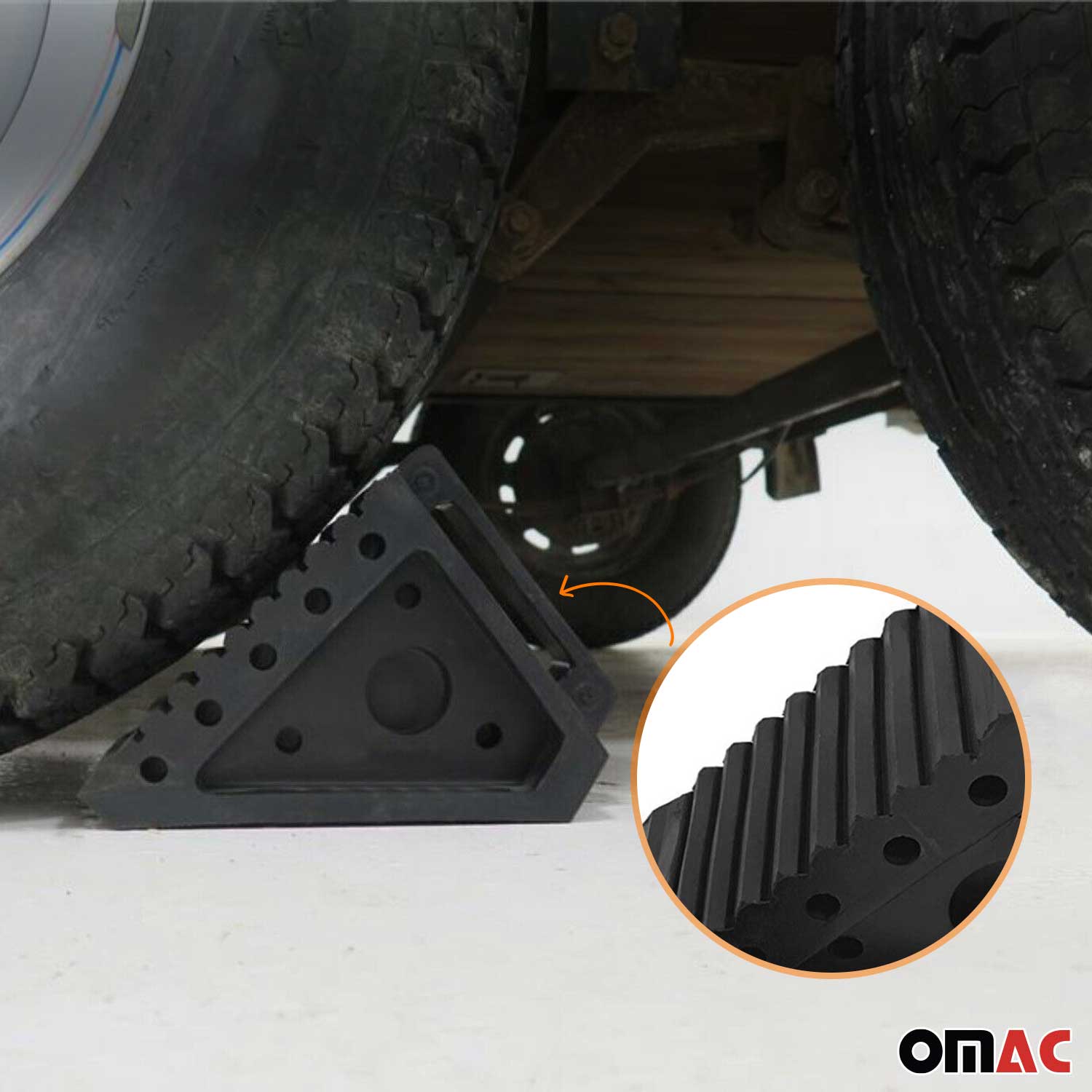 Auffahrrampen Set KFZ-Rampen bis 5 Tonnen Tragkraft Rutschfeste Auto Rampe OMAC DE