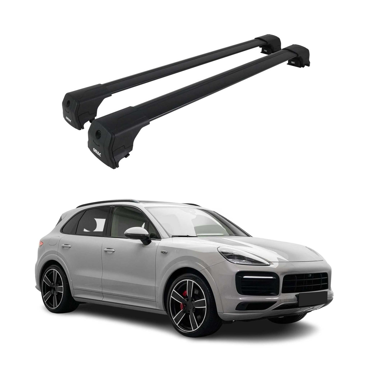 Dachträger Gepäckträger für Skoda Kodiaq 2017-2024 ABE Aluminium Schwarz OMAC DE