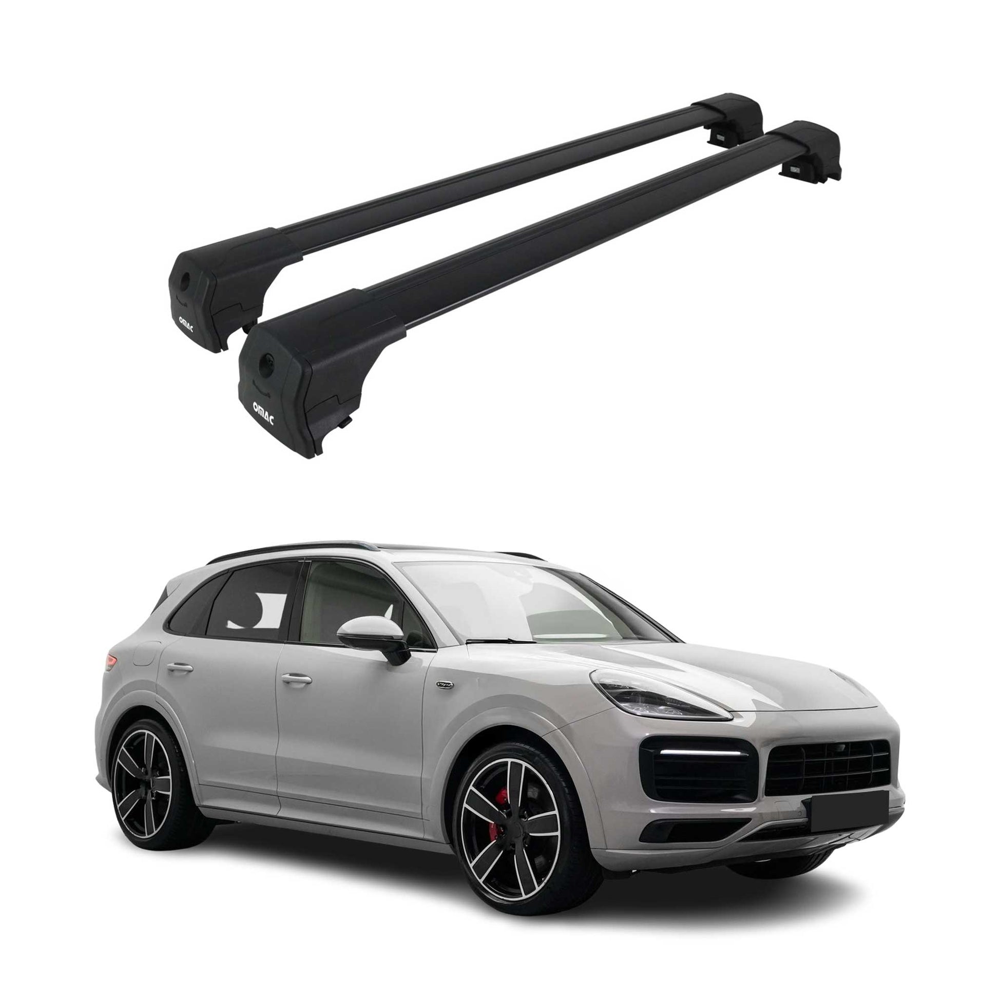 Dachträger Gepäckträger für Skoda Kodiaq 2017-2024 ABE Aluminium Schwarz OMAC DE