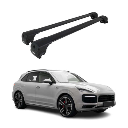 Dachträger Gepäckträger für Skoda Kodiaq 2017-2024 ABE Aluminium Schwarz OMAC DE
