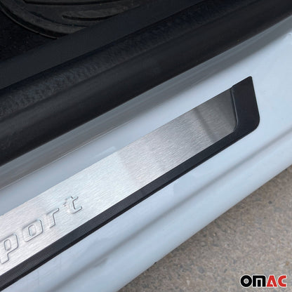 Chrom Einstiegsleisten Türschutzleisten Schutz für Opel Frontera 2024-2025 2 tlg OMAC DE