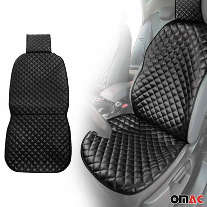 Schonbezug Sitzauflage für Honda Civic Accord Jazz Kunstleder Schwarz OMAC DE