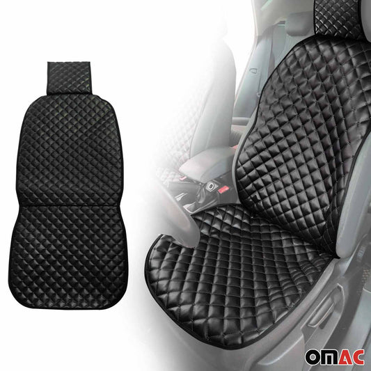 Schonbezug Sitzauflage für Honda Civic Accord Jazz Kunstleder Schwarz OMAC DE