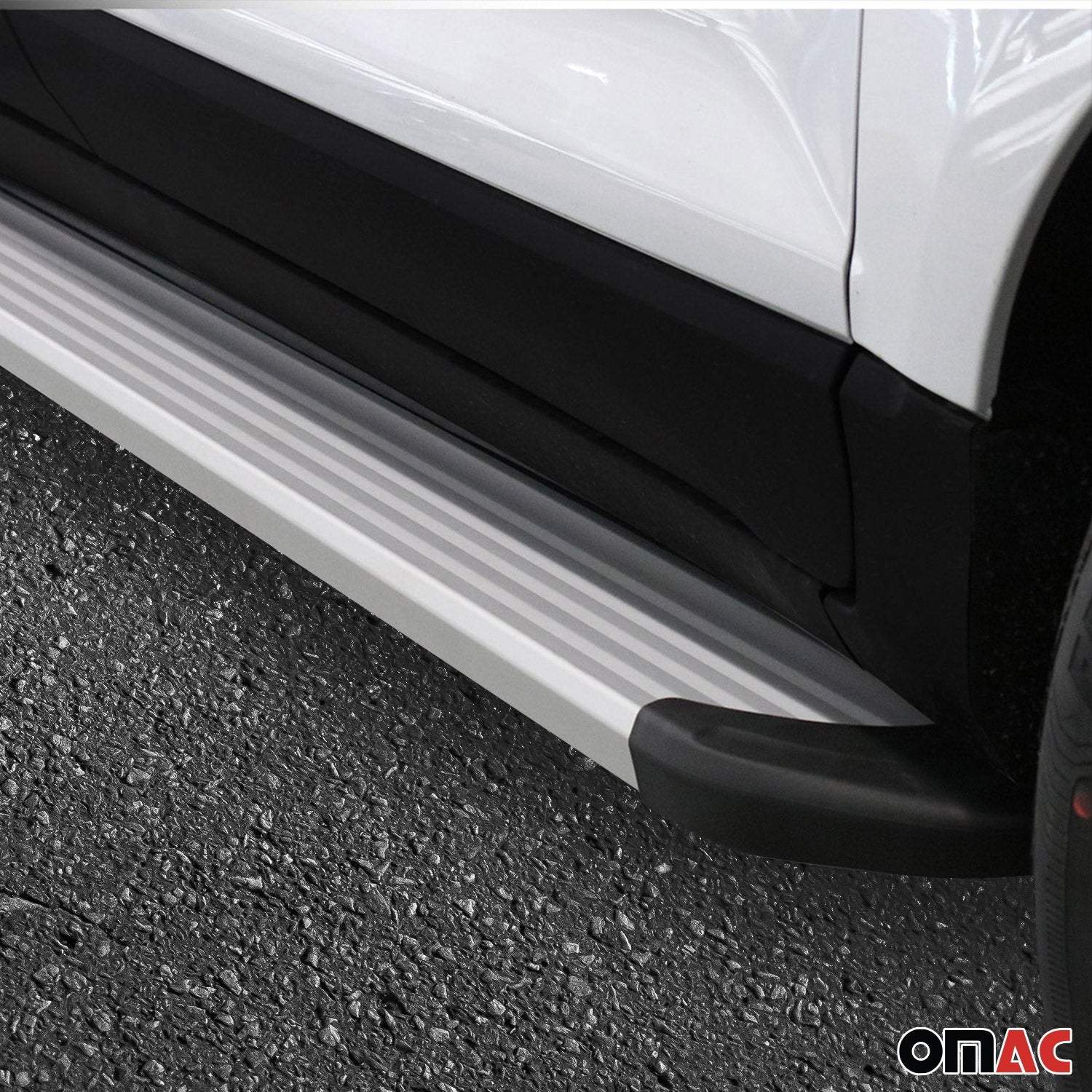Trittbretter Seitenschweller für Mitsubishi ASX 2023-2025 Aluminium Silber 2 tlg - autoseifert.com