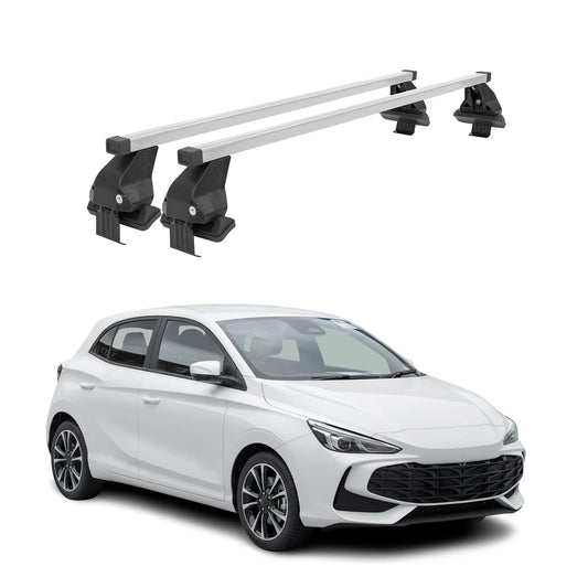 Menabo Dachträger Grundträger für MG MG3 2024-2025 Stahl Grau 2tlg OMAC DE