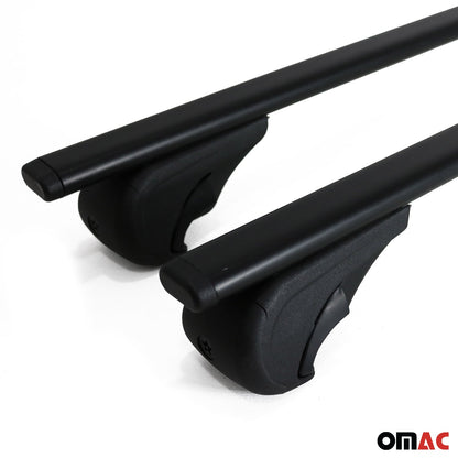 Dachträger für Mercedes E Klasse S212 T-Modell 2009-2016 75kg Metall Schwarz 2x OMAC DE