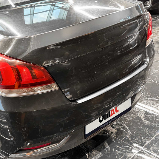 Ladekantenschutz für Peugeot 508 Limo 2010-2018 Edelstahl Chrom Gebürstet OMAC DE