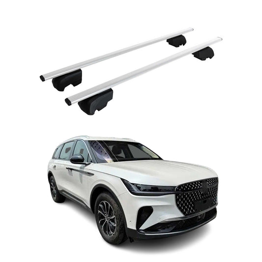 Dachträger für Lincoln Nautilus 2025 Grundträger Metall Silber ABE 2x OMAC DE