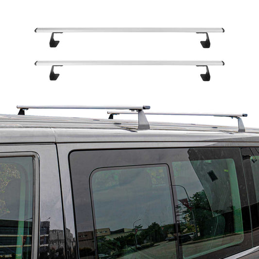 Dachträger für Ford Transit Custom / Tourneo Custom 2023-2025 75kg Stahl Grau 2x OMAC DE
