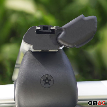 Dachträger Gepäckträger für Mercedes C Klasse S205 2014-2021 Alu Schwarz ABE 2x OMAC DE
