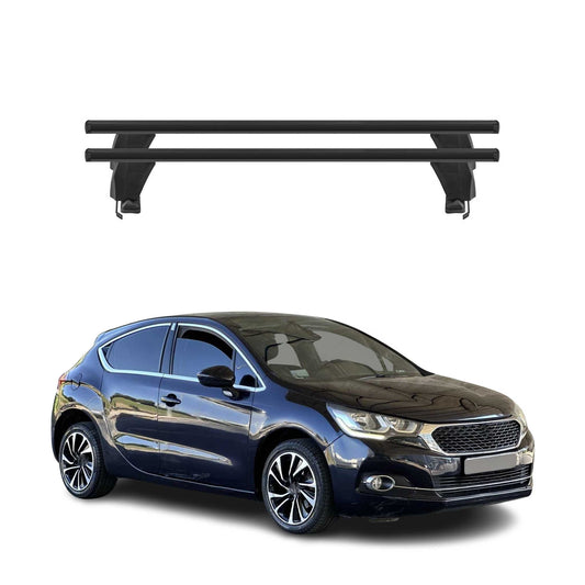 Menabo Dachträger Grundträger für DS DS4 2015-2020 FL Alu Schwarz 2tlg OMAC DE