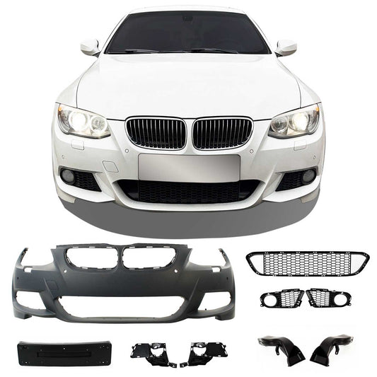JOM Stoßstangen Kit & Seitenschweller für BMW E92/ E93 LCI 2010-2013 Schwarz OMAC DE