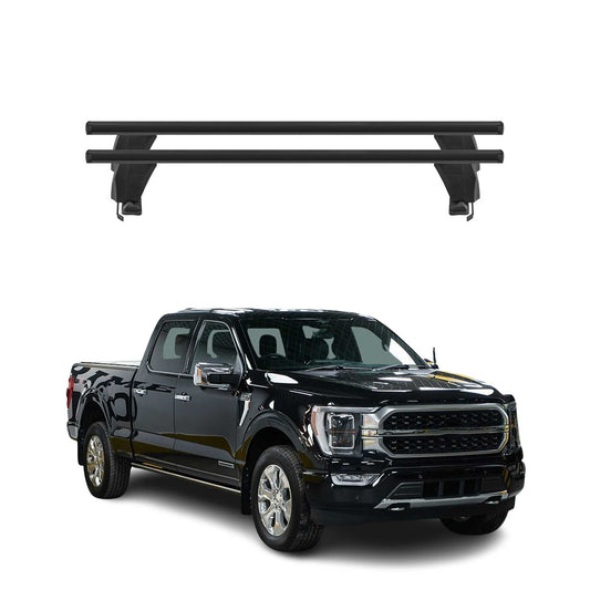 Menabo Dachträger für Ford F-150 Lightning Crew Cab Pick-up 2022-25 Alu Schwarz OMAC DE