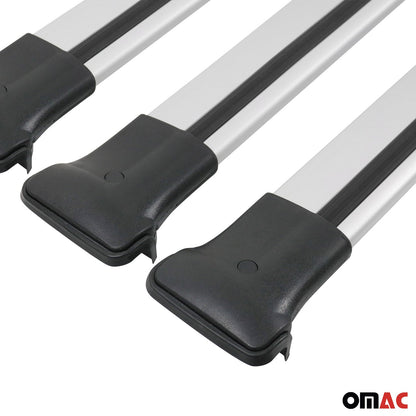 Dachträger Grundtäger für Citroen Jumpy 2007-2016 75kg Aluminium Silber 3 tlg OMAC DE