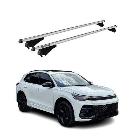 2024-2025 VW Tiguan Menabo Grundträger Dachträger Alu Silber OMAC DE